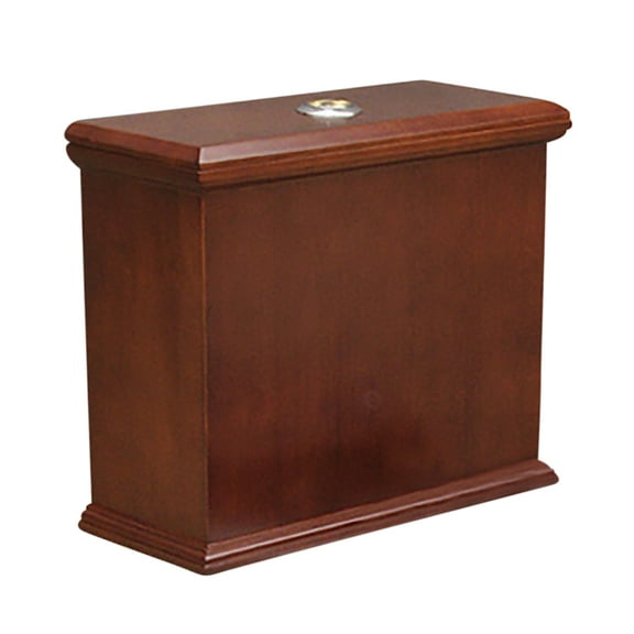 Toilet Part Dark Oak Hardwood Lowboy Flat Tank Only | Renovator's Supply