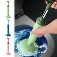 thumbnail image 1 of Toilet Plunger under $5! Xqxayjr Toilet Plunger with Vacuum Seal, High Pressure Drain Clog Remover, Bathroom Toilet Unblocker Tool, Household Pipe Cleaning Tool for Sink Bathtub, 1 of 9