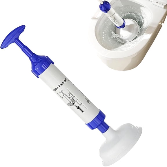 Toilet Plunger Air Pressure Drain Clog Remover for Sink Floor Drains, Bathroom Use