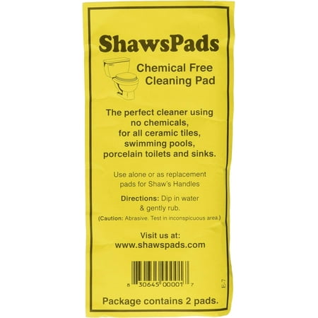 Toilet Ring Remover - Environmentally Friendly Cleaner Pads for Use on Porcelain Toilets, Ceramic Tiles, Sinks and More