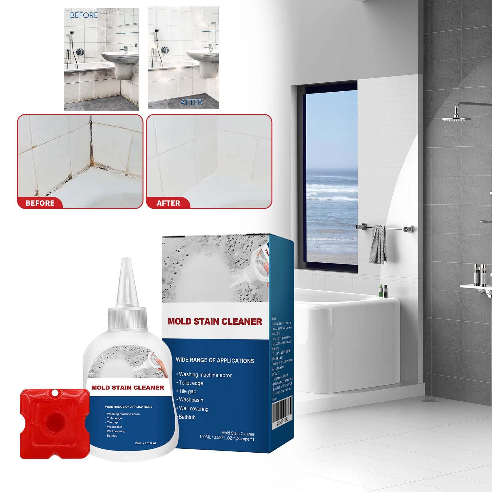 Toilet Ring Remover Removal Gel 100ml Clean Kitchen Bathroom Tiles