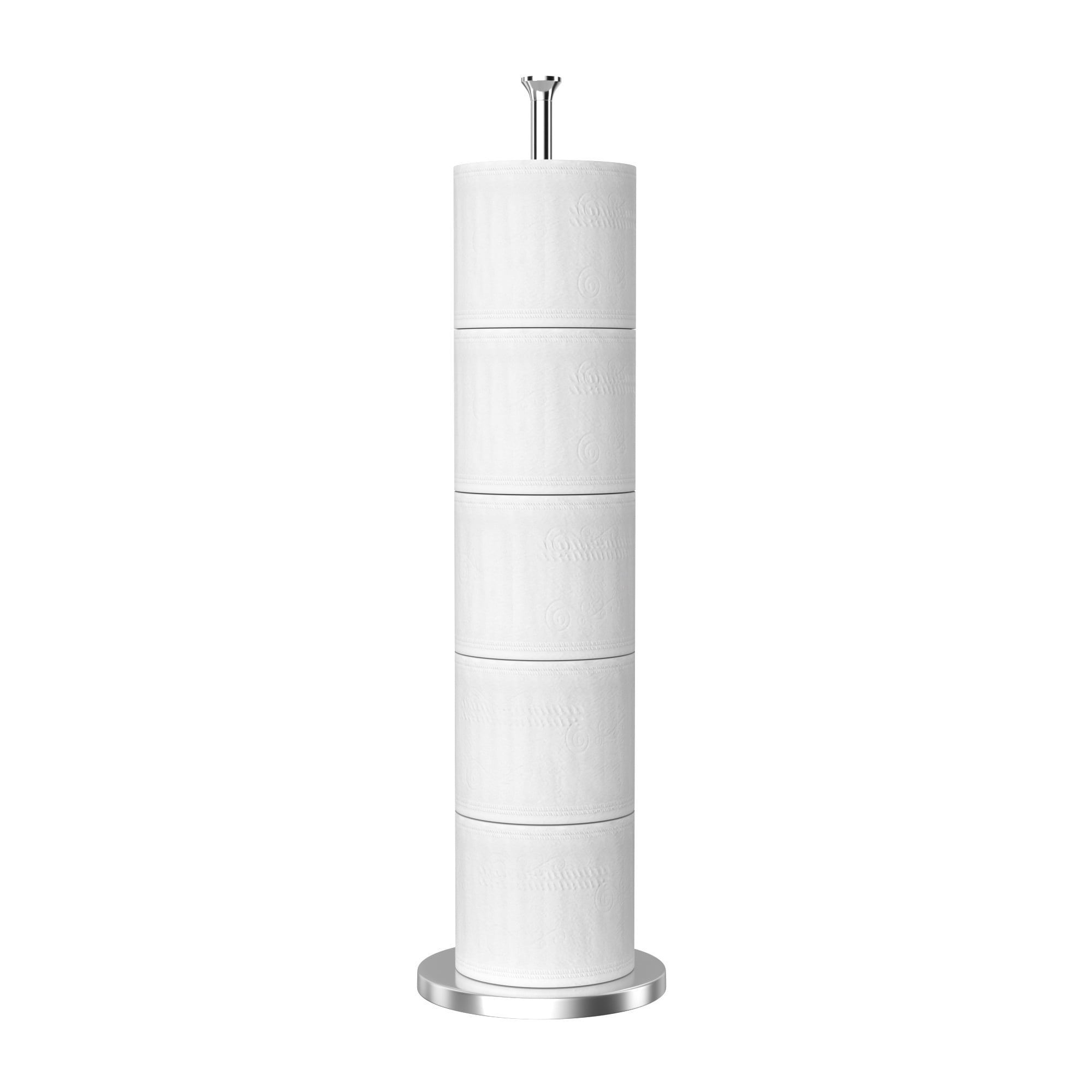 Toilet Roll Holder Stand(with Reserve Function), FreeStanding Toilet