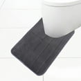 Toilet Rug Mat Bathroom Bath Rugs Umemory Set Mats Shaped Carpet Skid