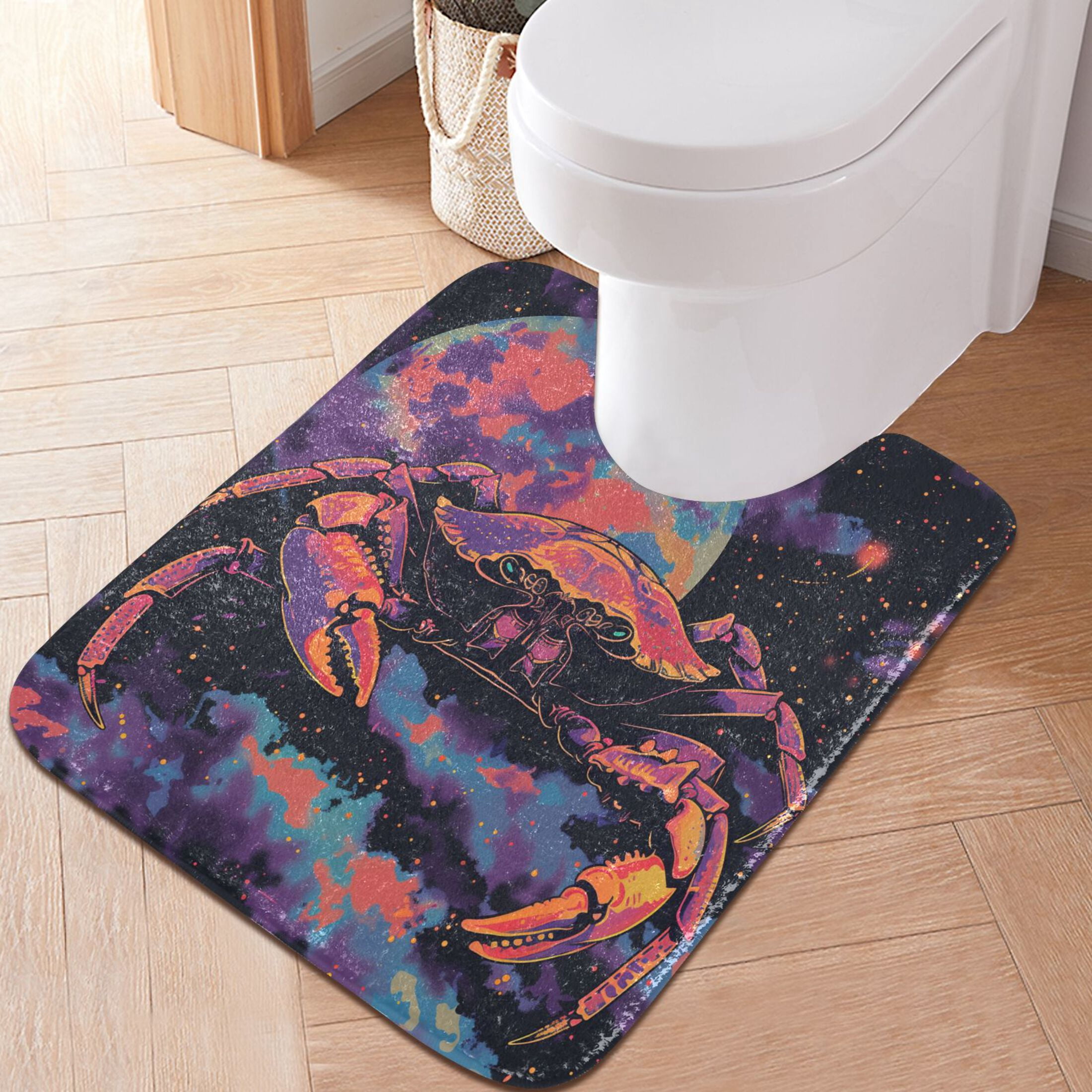 Uti Rugs Toilet Rug U-Shaped Bathroom Rugs Non-Slip Soft Plush Machine Washable ...