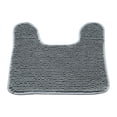 thumbnail image 1 of Toilet Rug U Shaped, Non Absorbent Chenille Bath Mat, Soft Plush Washable Toilet Mat for Bathroom, Quick Dry Low Pile Contour Rug 19.7"x15.7", 1 of 9
