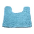 thumbnail image 1 of Toilet Rug U Shaped, Non Absorbent Chenille Bath Mat, Soft Plush Washable Toilet Mat for Bathroom, Quick Dry Low Pile Contour Rug 19.7"x15.7", 1 of 9
