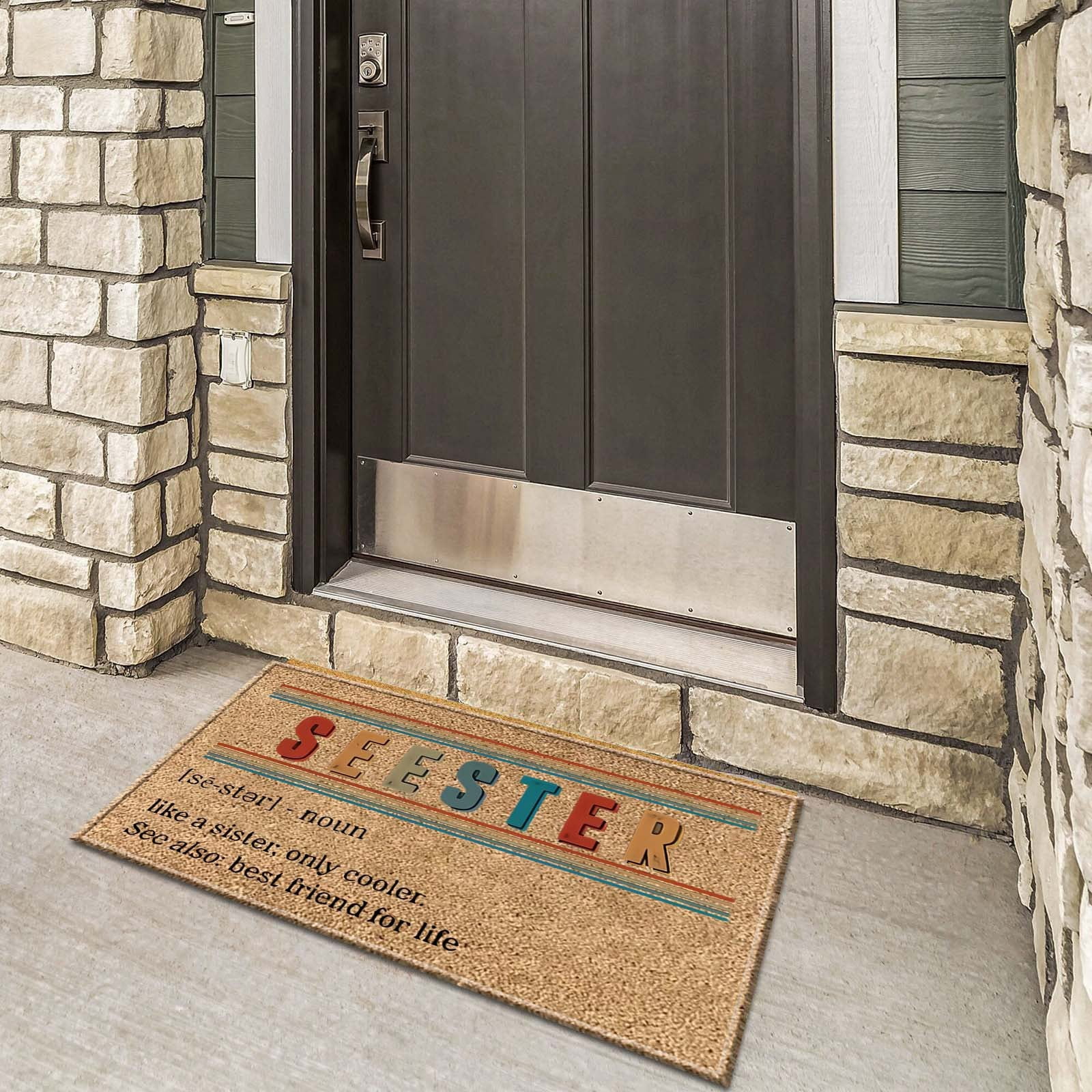 Toilet Rug Utility Doormat to Catch Dirty for sidewalks barns and