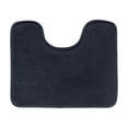 thumbnail image 1 of Toilet Rugs U Shaped Washable, 15.8"*19.7" Contour Bath Rugs for Toilet, Luxury Soft Microfiber U-Shaped Toilet Rug, Non Slip Absorbent Machine Washable Bathroom Mat for Toilet(Black), 1 of 2