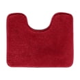 thumbnail image 1 of Toilet Rugs U Shaped Washable, 15.8"*19.7" Contour Bath Rugs for Toilet, Luxury Soft Microfiber U-Shaped Toilet Rug, Non Slip Absorbent Machine Washable Bathroom Mat for Toilet(Wine), 1 of 2