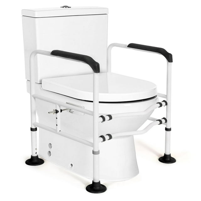 Toilet Safety Rail for Seniors,ZPL Toilet Safety Frame Heavy Duty