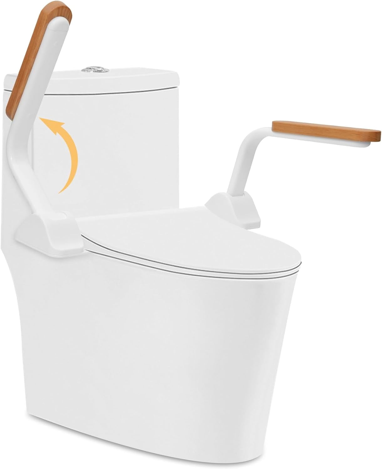 Toilet Safety Rails,Toilet Handles for Seniors (520lbs),Toilet Seat ...