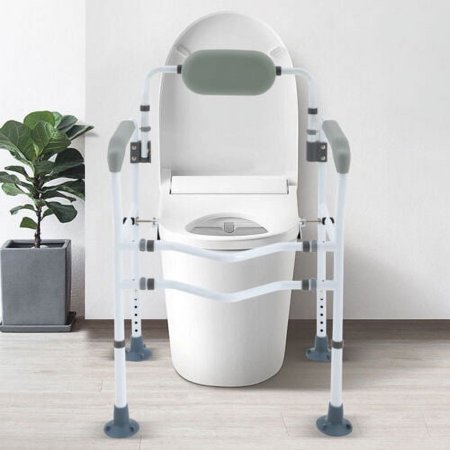Toilet Safety Rails Toilet Handles for Elderly Handicap Toilet Frame Grab Bar
