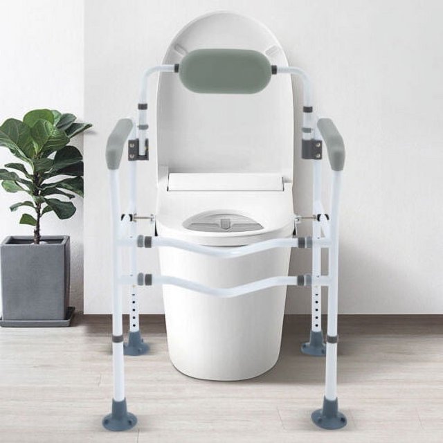 Toilet Safety Rails Toilet Handles for Elderly Handicap Toilet Frame