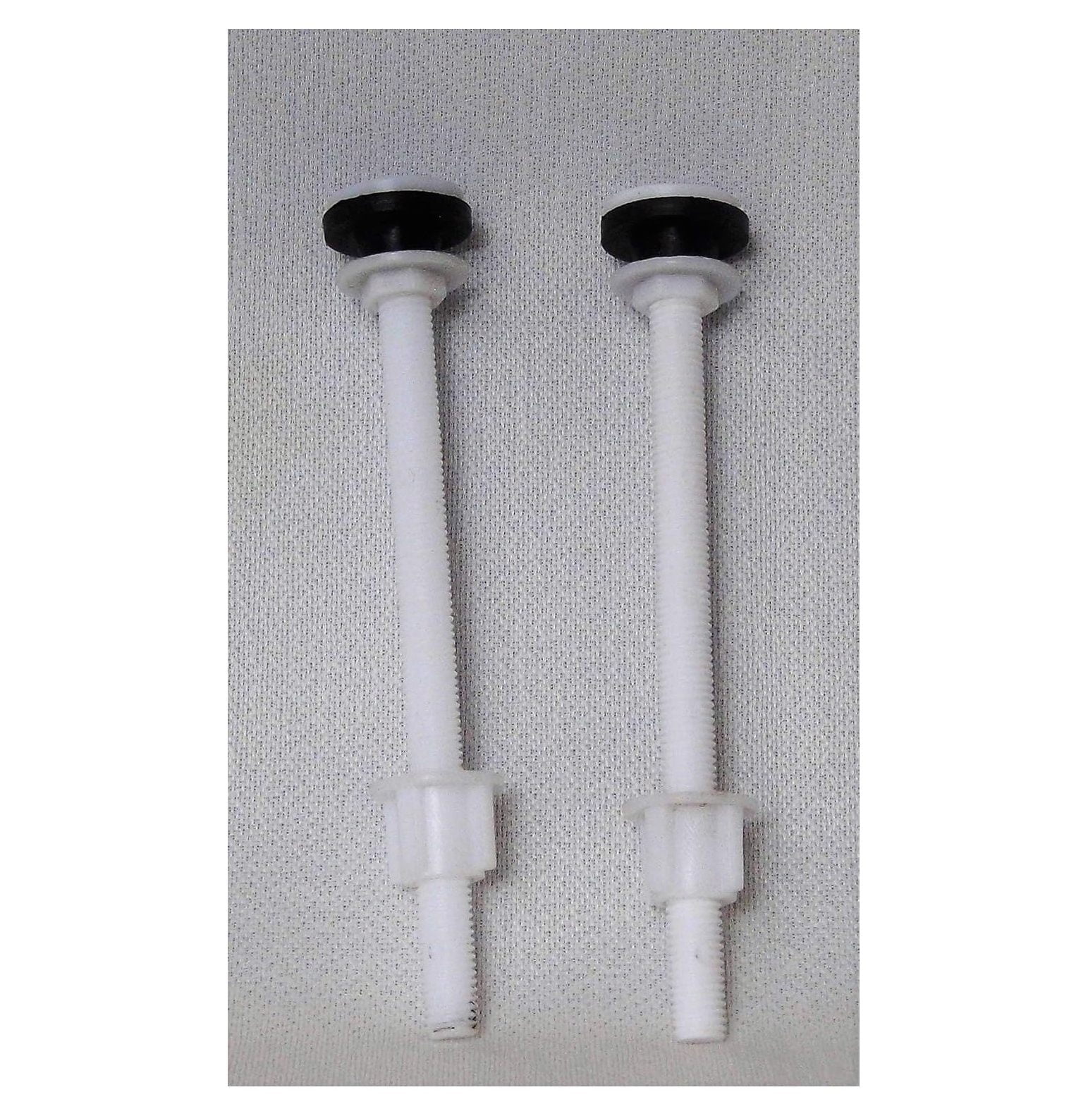 Toilet Seat Bolts, Made for Raised Toilet Seats, Two Hinge Bolts, Nylon
