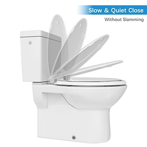 Toilet Seat with Builtin Potty Training Seat,Kids Potty Training
