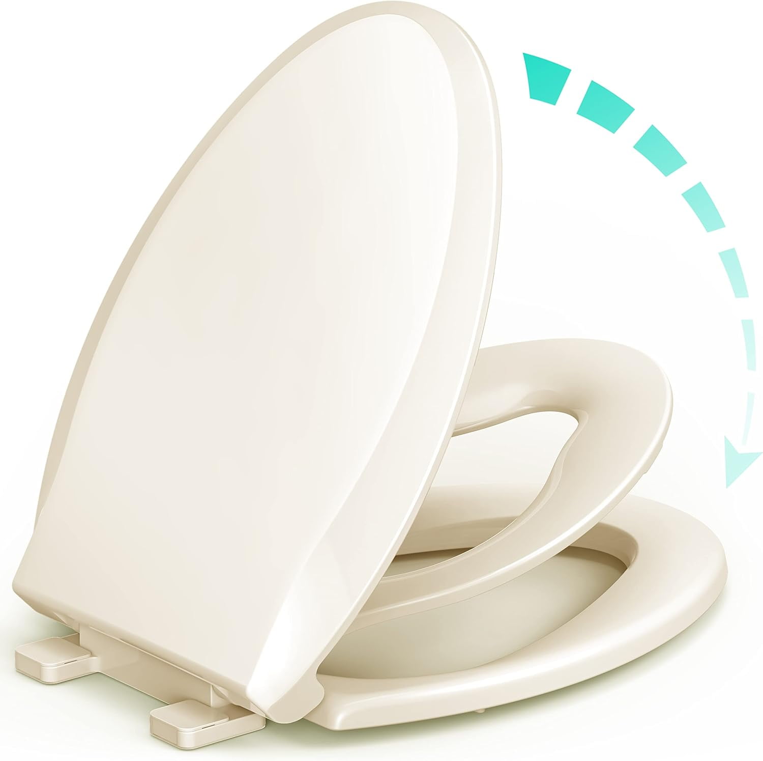 Toilet Seat with Builtin Potty Training Seat for Toddlers& Adults