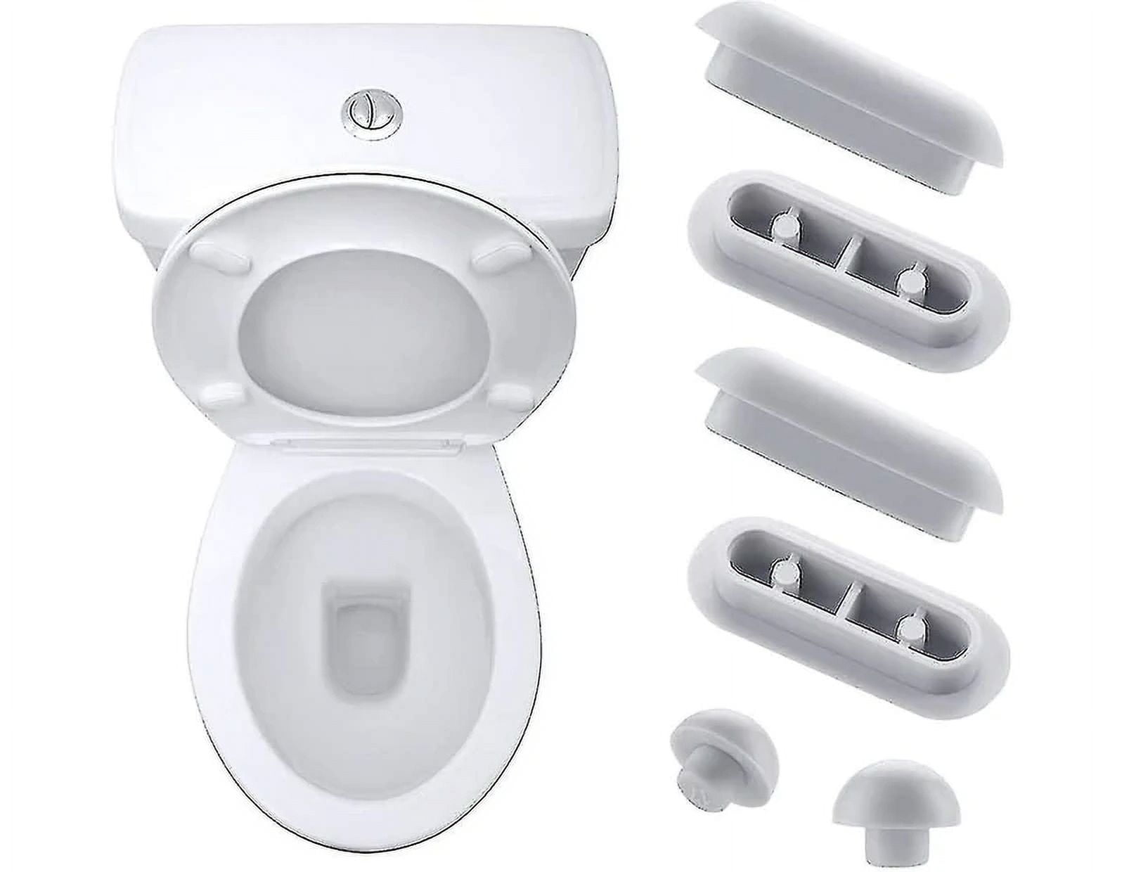 Toilet Seat Bumper Universal Toilet Seat Pad Toilet Seat Cushion White6pcs