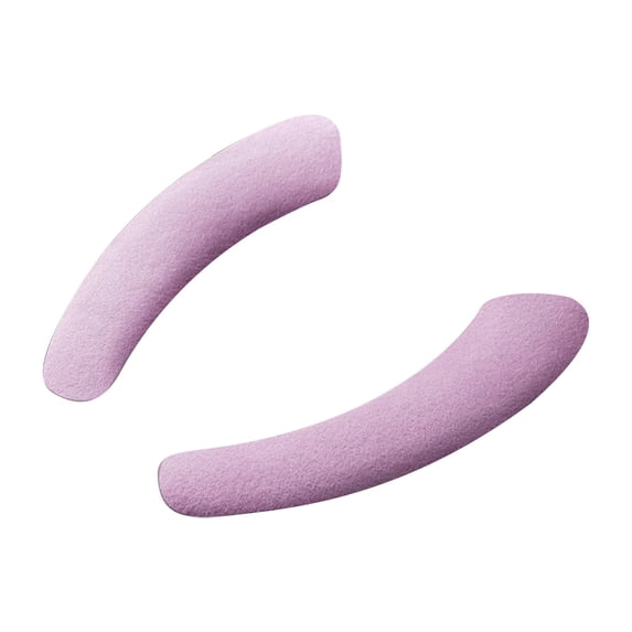 Toilet Seat Cover,1-Pair Cushioned Lid Covers,Soft And Warm Toilet Seat Cover for Warmth and Pressure Relief,Easy-install Self-Adhesive, Non-Slip and Machine Washable,Fits All Toilet Seats(Purple2)