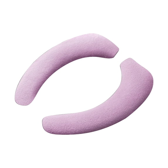 Toilet Seat Cover,1-Pair Cushioned Lid Covers,Soft And Warm Toilet Seat Cover for Warmth and Pressure Relief,Easy-install Self-Adhesive, Non-Slip and Machine Washable,Fits All Toilet Seats(Purple1)