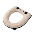 thumbnail image 1 of Toilet Seat Cover Cushion, Soft Washable Warm Toilet Mat, Bathroom Travel Toilet Lid Cover, Comfortable Thick Toilet Cushion Pad, Universal Toilet Seat Protector for Bathroom Use, 1 of 5