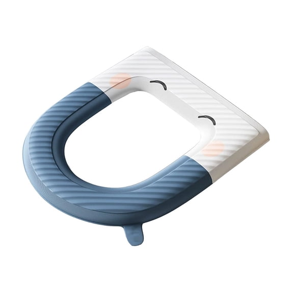 Toilet Seat Cover Machine Washable Travel-Friendly with Handle - Durable Polyester, Reusable, Easy Installation and Removal for Home and Travel Use
