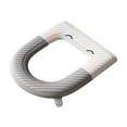 thumbnail image 1 of Toilet Seat Cover Machine Washable Travel-Friendly with Handle - Durable Polyester, Reusable, Easy Installation and Removal for Home and Travel Use, 1 of 6