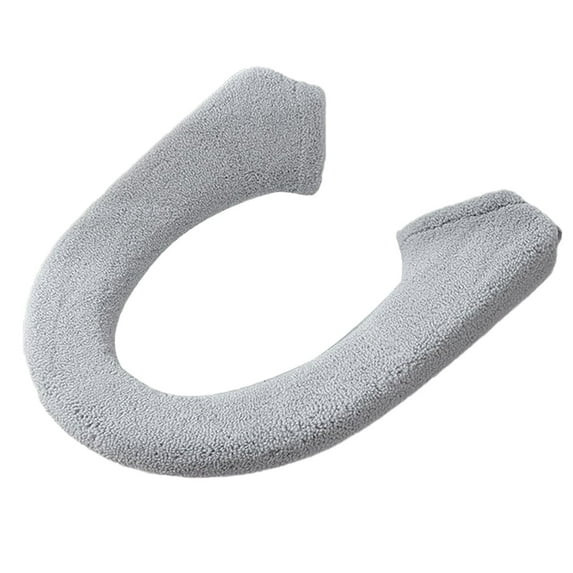 Toilet Seat Cover Pads, Furenl Thickened Soft Toilet Seat Cover Cushion – Stretchable, Lengthened, Washable, Easy to Install, Comfortable Heater Cushion for Full Oval Toilet