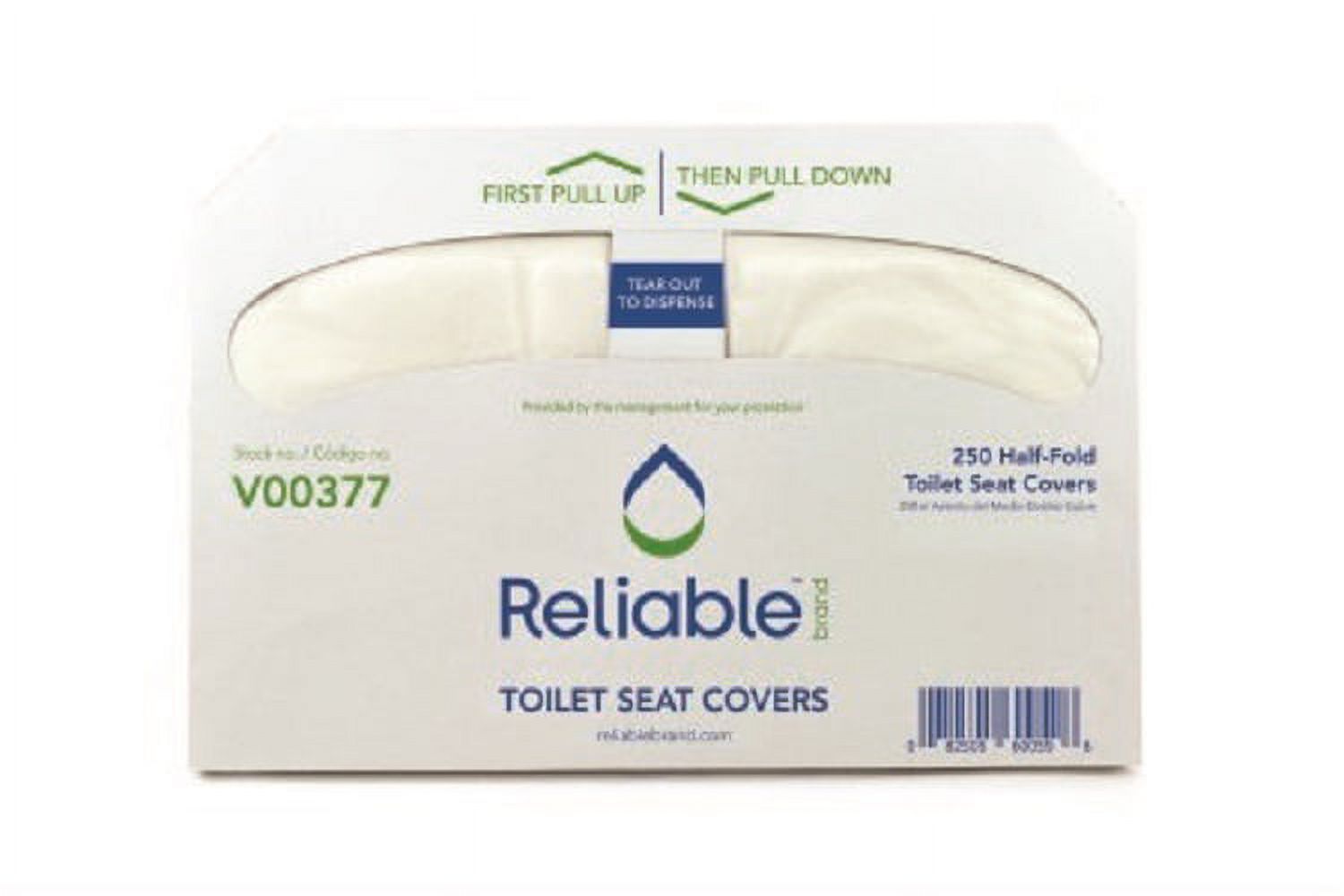 Toilet Seat Cover Reliable Half Fold 11 X 13.25 X 15.25 Inch Case of