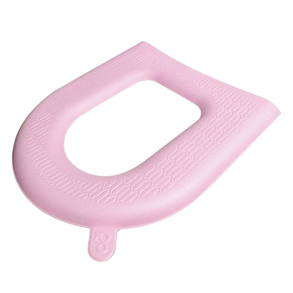 Toilet Seat Cover Reusable High-Foam EVA Material Washable Wipeable Non-Slip With Lifting Tab For Household Bathroom Use