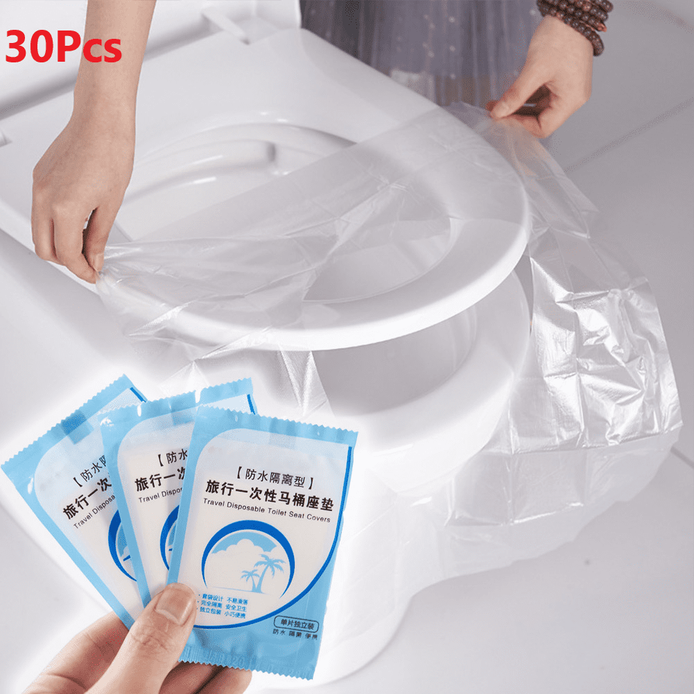 Toilet Seat Cover Toilet Cover Trip Toilet Bathroom Home Plastic Anti Bacterium Waterproof White ...