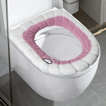 Toilet Seat Cushion For Seniors Household Fours Seasons Toilet Seat Thickened With Handle Winter Toilet Ring Washable Sets Wear Knitted Toilet Seat