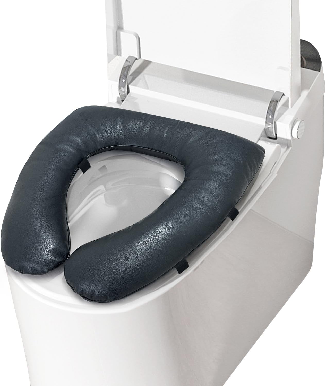 Toilet Seat Cushion for Seniors Padded Booster Toilet Seat for Elderly Elongated Cushioned