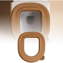 Toilet Seat Cushion (Soft Cushioned Foam) - Easy Clean Soft Padded Bathroom Attachment - Elongated, Standard Seats - Comfort for Handicap Adults