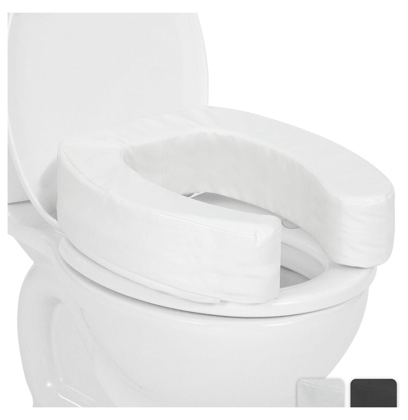 Toilet Seat Cushion - Soft Padded Riser for Comfort - Elongated ...