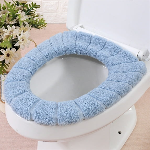Toilet Seat Cushion Thickened Comfortable Soft Padding Universal Fit For Standard Round And Elongated Toilet Seats, Non-Slip Backing Prevents Slipping, Easy Installation And