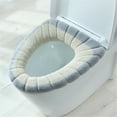Toilet Seat Cushion Thickened Toilet Soft Toilet Seats Cover Knitted