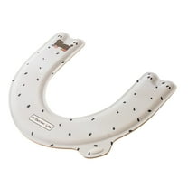 Toilet Seat Cushion Waterproof Soft Pad U-Shaped Semi-Enclosed Design Easy Installation Toilet Ring Comfortable Seat Cover Bathroom Upgrade Non-Toxic Material Family Use