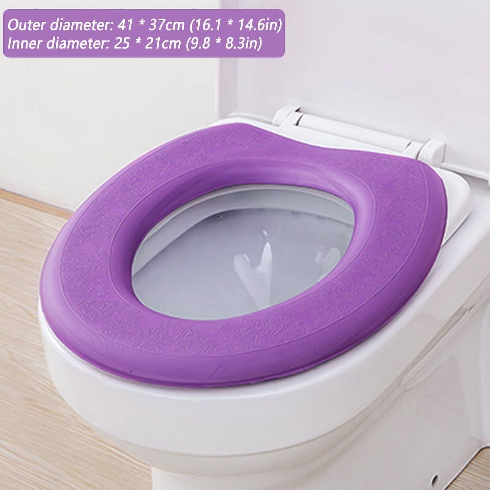 Toilet Seat Cushion Waterproof Soft Toilet Seat Cover Durable Warm Soft Pad  For Bathroom Toilet New 