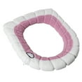 thumbnail image 1 of Toilet Seat Cushion with Hanging Loop Universal Waterproof Home Bathroom Soft Washable Toilet Seat Cover Pads (Pink), 1 of 5