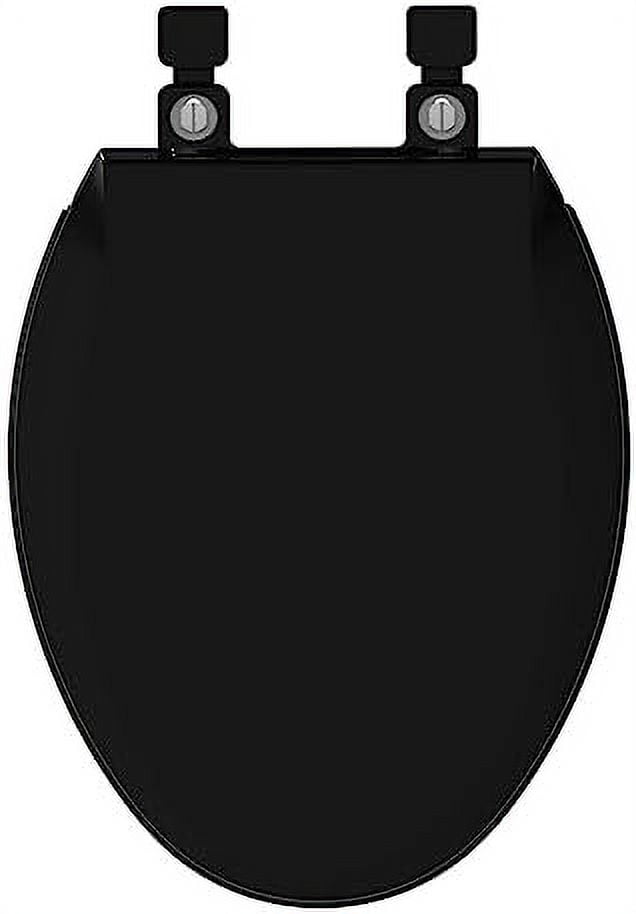 Toilet Seat Elongated, 2 in 1 Comfort Toilet Seat with Quiet Close, Two