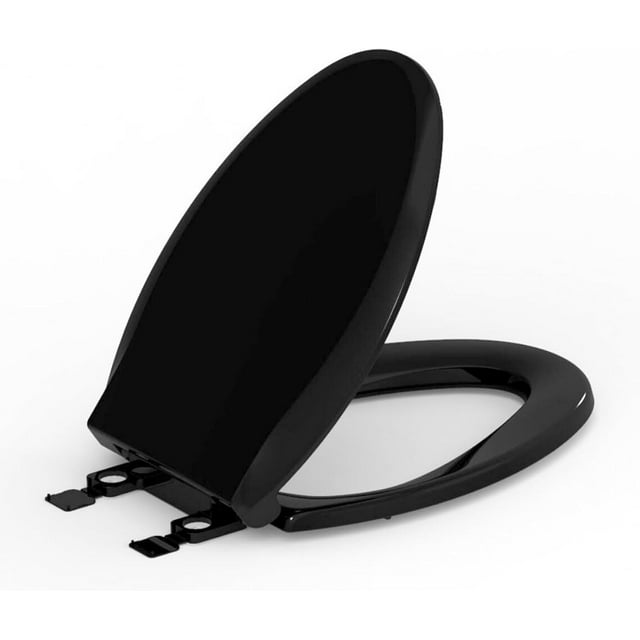 Toilet Seat Elongated, Close Front Toilet Seats for Standard Toilets