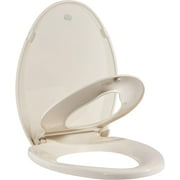 Toilet Seat, Elongated Toilet Seat with Toddler Seat Built in, Potty Training Toilet Seat Elongated Fits Both Adult and Child, with Slow Close and Magnets- Elongated