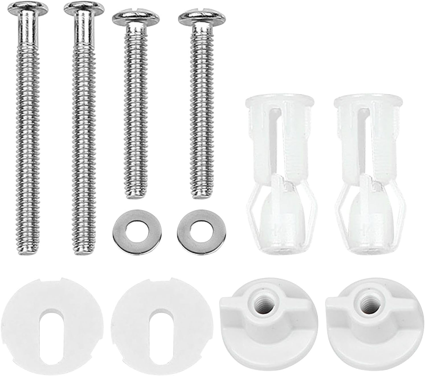 Toilet Seat Fittings,Toilet Seat Bolts and Nuts Expanding Rubber Top
