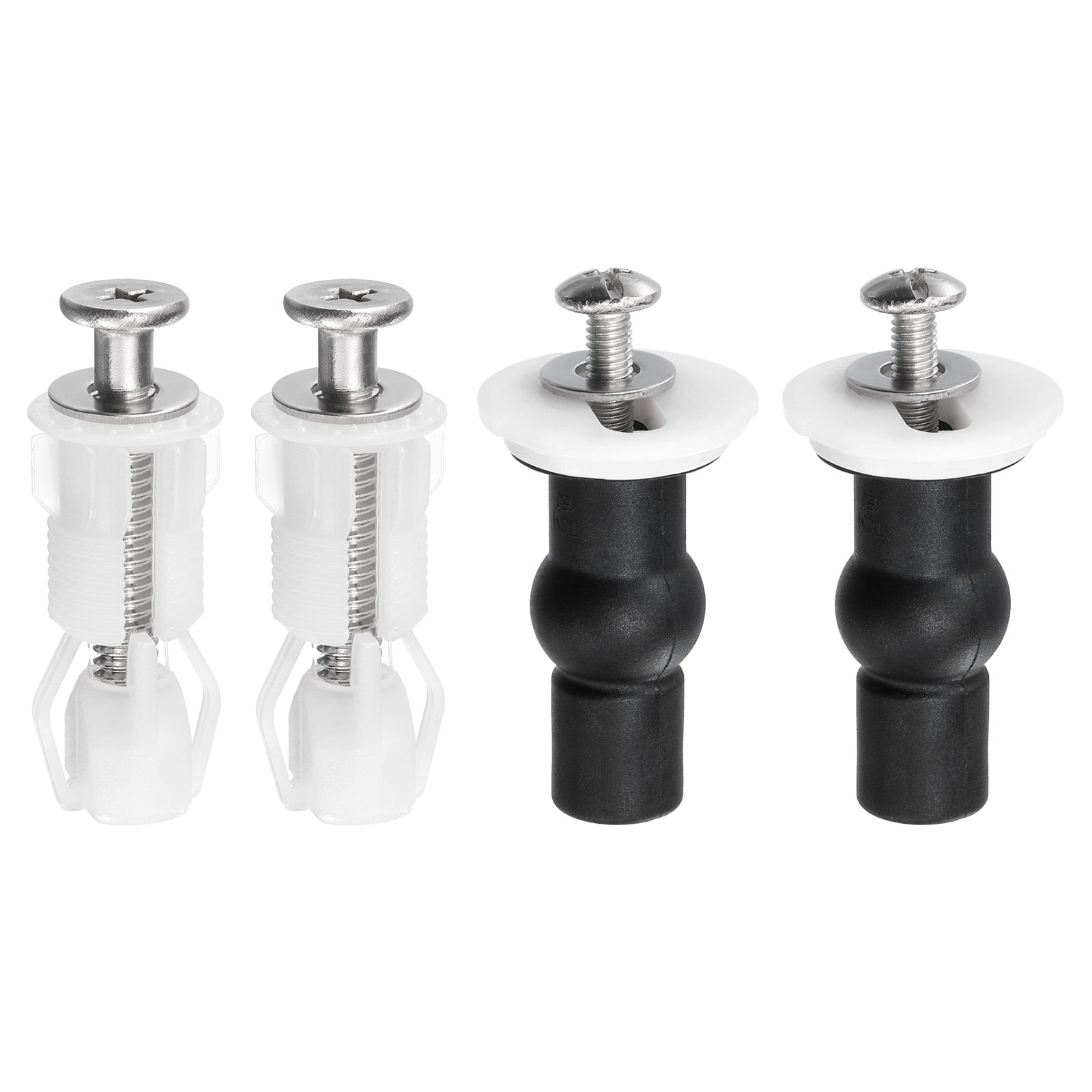 Toilet Seat Hinge Fixings, Plastic Toilet Seat Screws and Bolts with