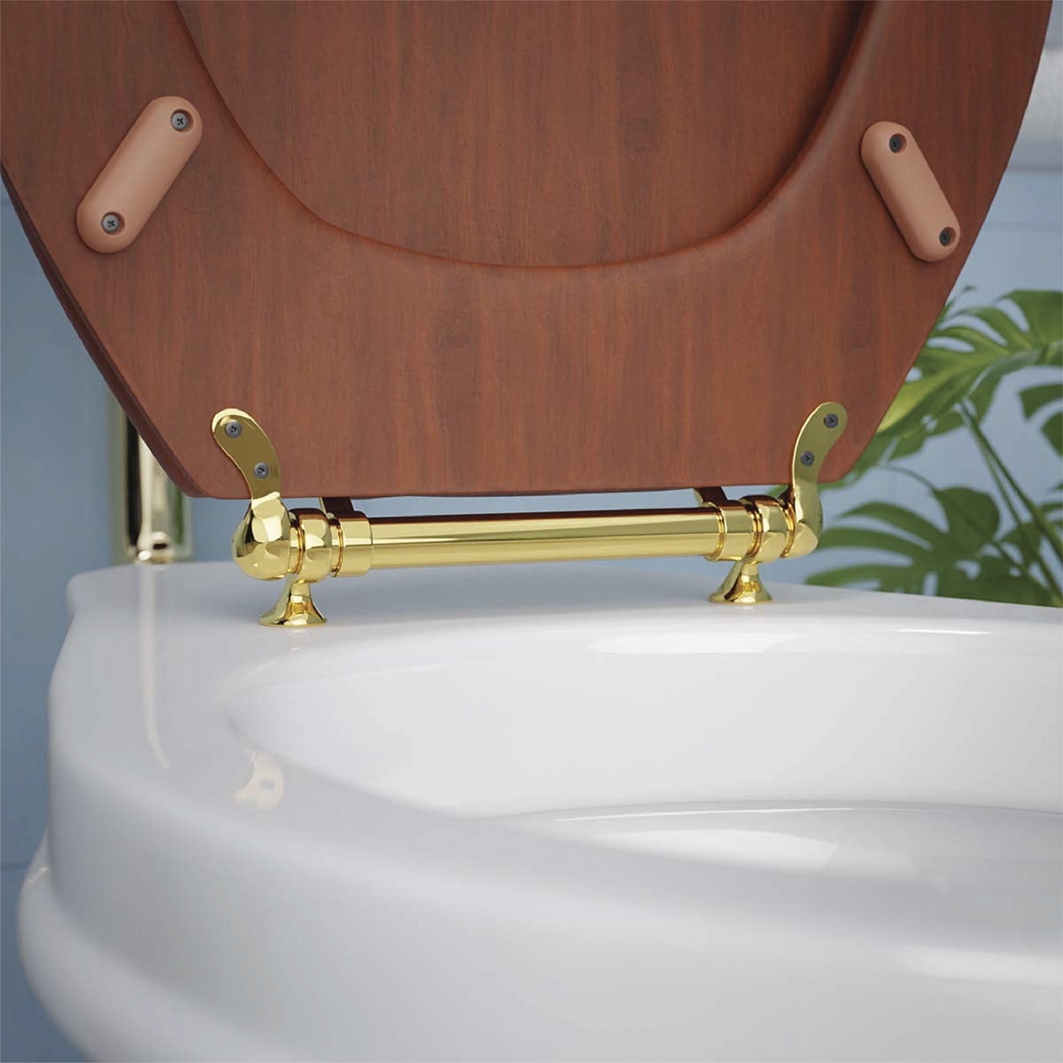Toilet Seat Hinge Replacement Brass Adjustable Toilet Seat Hinges w/Hardware Renovators Supply