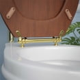 thumbnail image 1 of Toilet Seat Hinge Replacement Brass Adjustable Toilet Seat Hinges w/Hardware Renovators Supply, 1 of 8