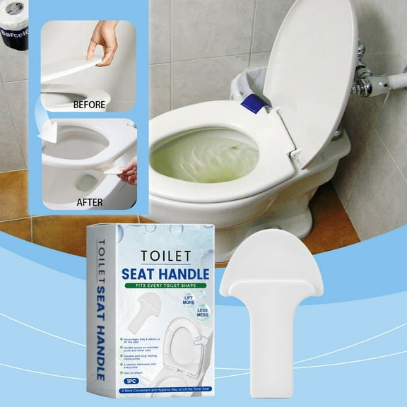 Effortless Toilet Seat Lifter Handle for Clean Hygiene Ergonomic Flush Lever Ideal for Bathroom Sanitization Easy Grip Other Cleaning Supplies