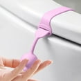thumbnail image 1 of Toilet Seat Lifter - Lid Lifter & Cover Lifting Handle, Mushroom Flexible Toilet Seat Lifter - Prevent Contact with The Toilet Ring, 1 of 5