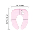 thumbnail image 1 of Toilet Seat Pad Qwtwty Foldable Potty Training Seat Baby Travel Toilet Potty Seat Covers Non Slip Pads, 1 of 2