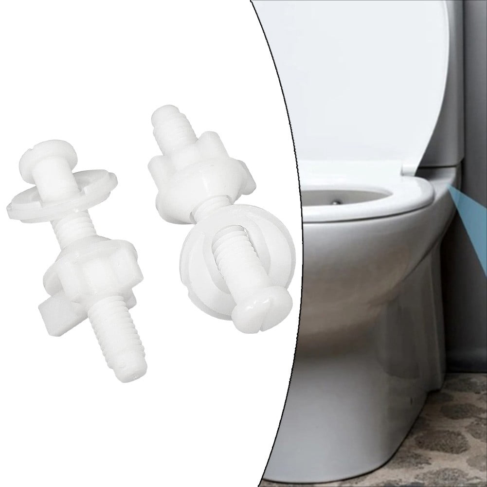 Toilet Seat Repair Kit Hinge Bolts & Screws Bottom Fitting Bolts Screws Pairs 4 Sets - Walmart.com